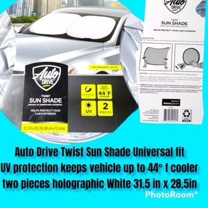 Auto Drive Twist Sun Shade